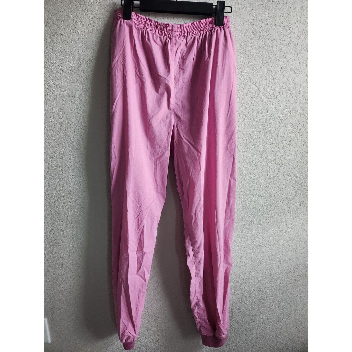 Vintage 1990s Tail Womens Sz M Pull On Track Pants Bright Pink