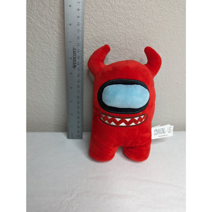 Among Us Red Devil Stuffed Animal Plush Rare