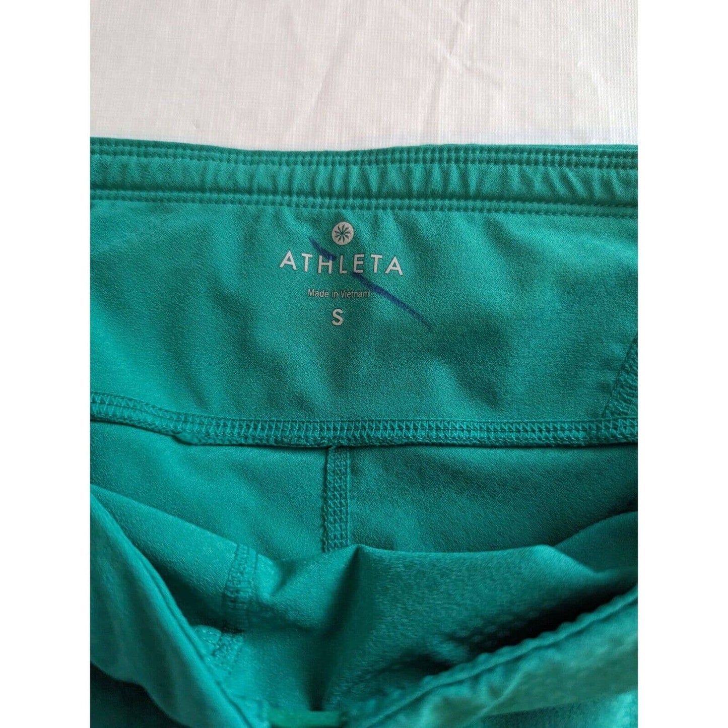 ATHLETA Chaturanga Capri Crop Leggings Teal Blue SIZE S