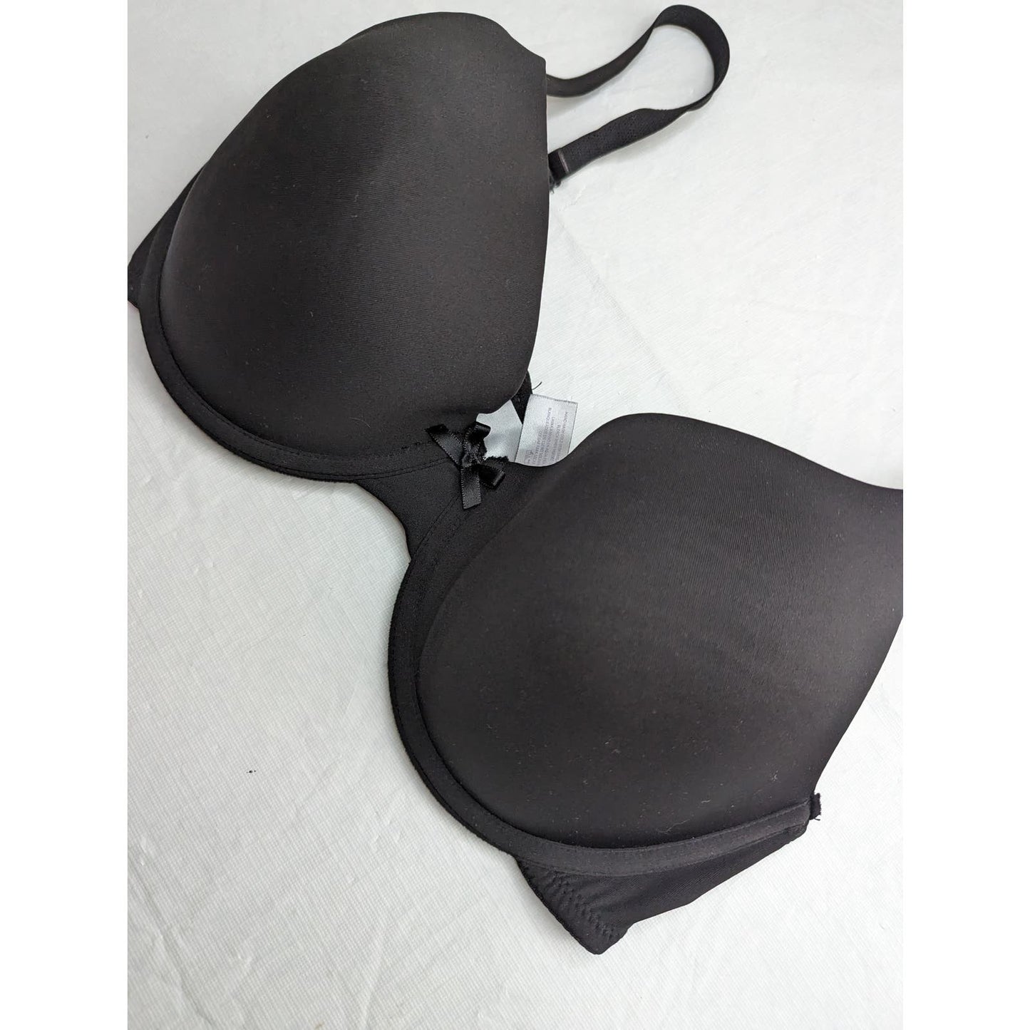 Secret Treasures Womens Sz 36DD Solid Black T Shirt Bra