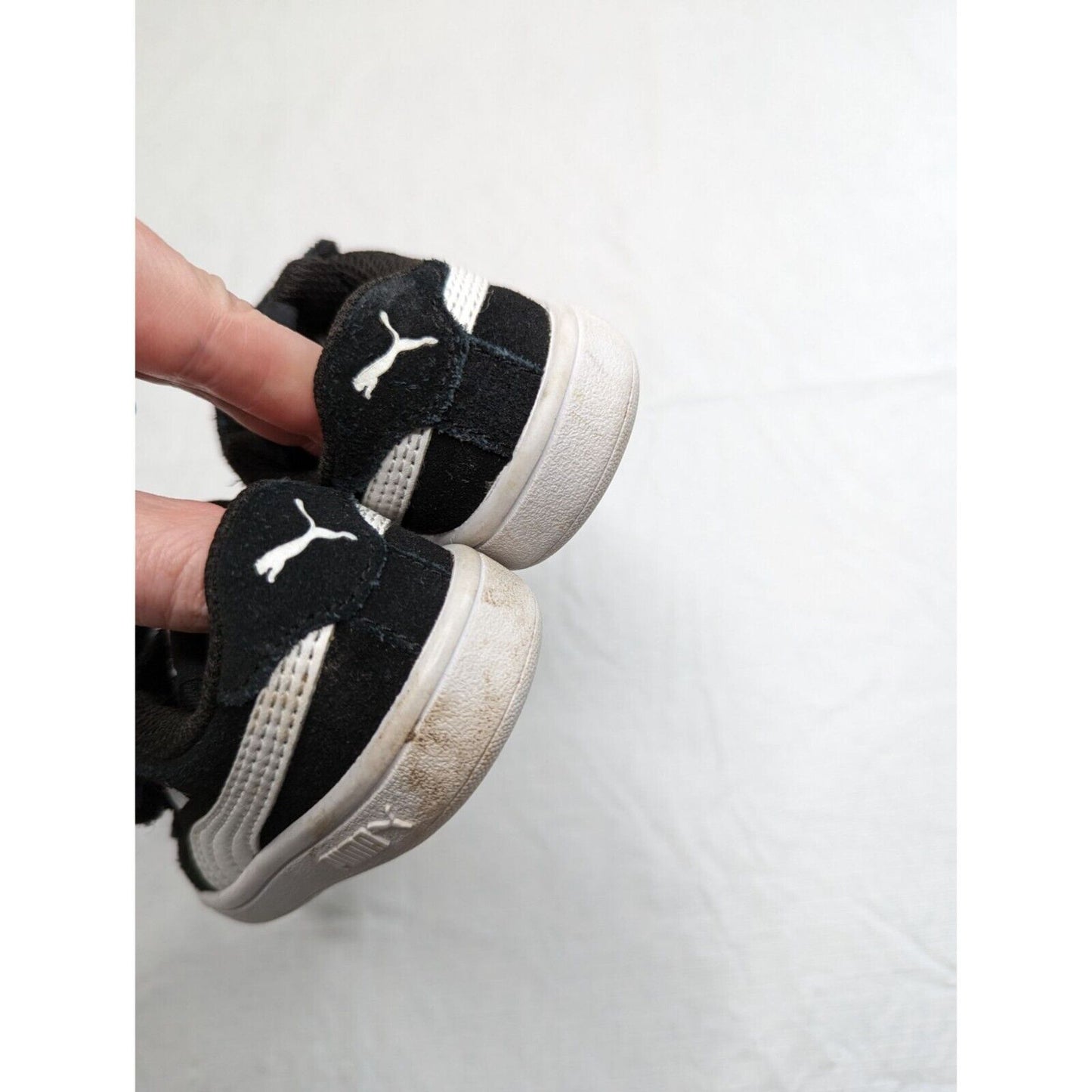 Puma Suede Black Toddler Tennis Shoes Size 4C