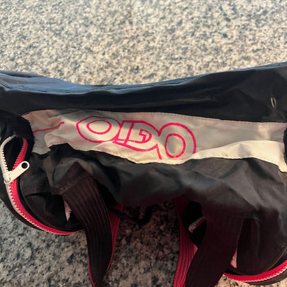 Vintage 80’s Ogio The Original Locker Gym Bag SV Black Neon Pink The Big Zip
