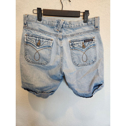 Calvin Klein Jeans Womens Sz 10 Mom Denim Shorts Light Wash Vintage