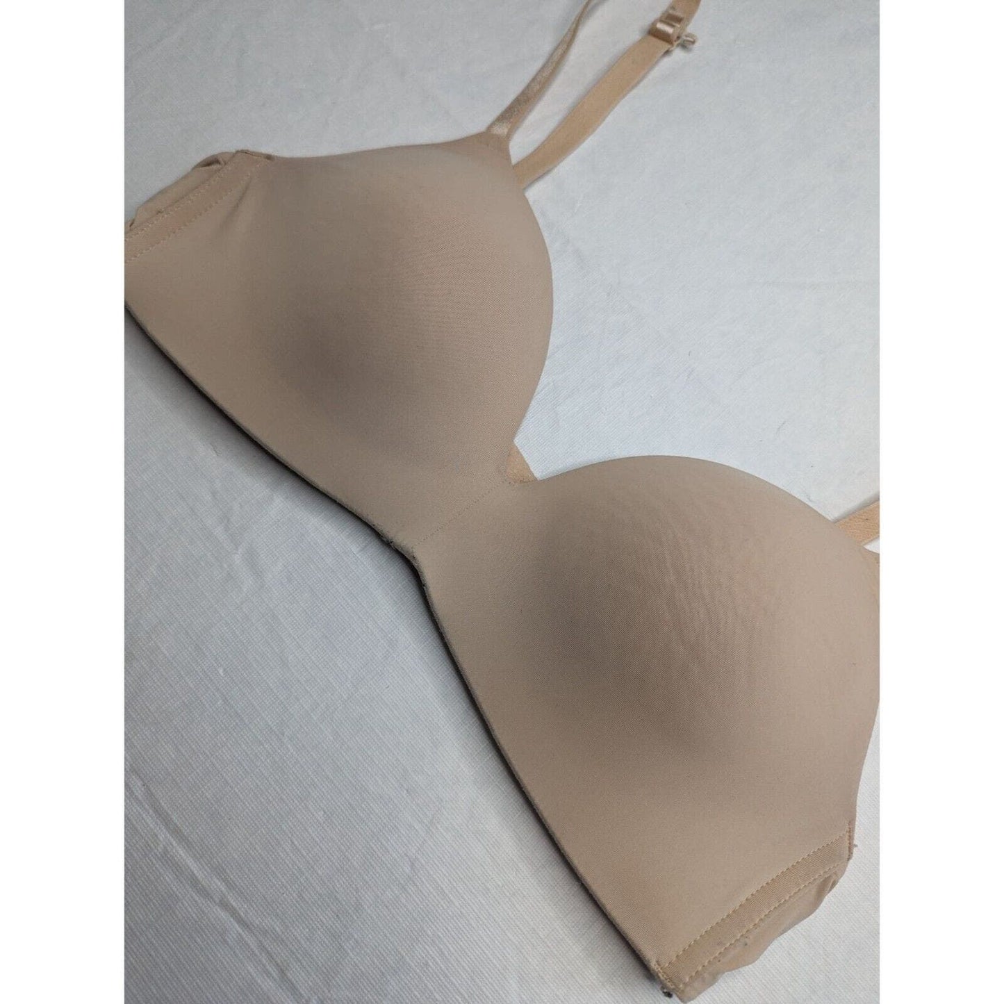 Auden Womens Sz 36B The Bliss T Shirt Bra Light Beige