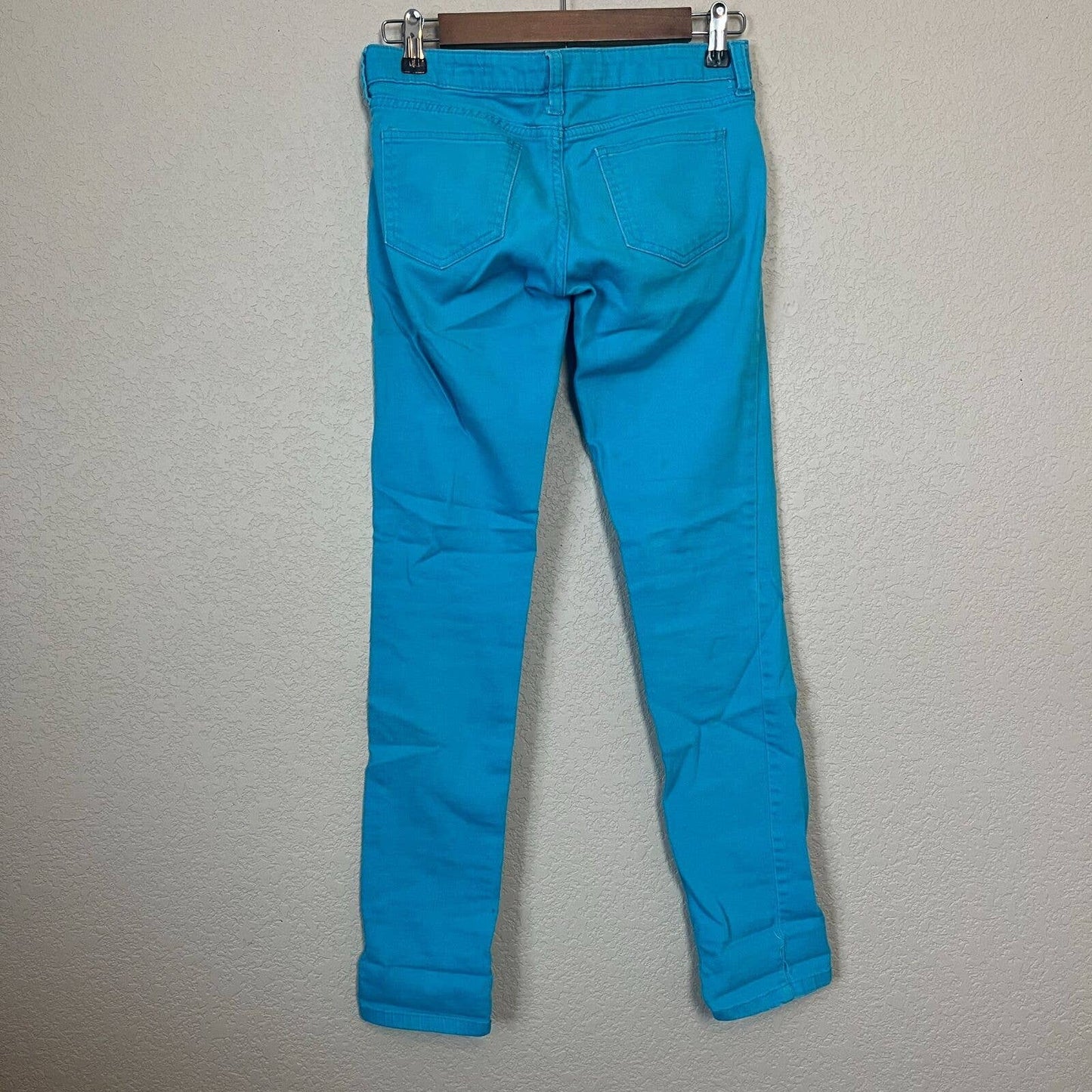 Arizona Jeans Juniors Sz 1 Teal Blue Super Skinny Jeans