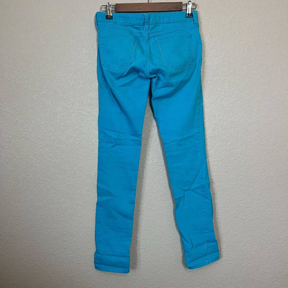 Arizona Jeans Juniors Sz 1 Teal Blue Super Skinny Jeans