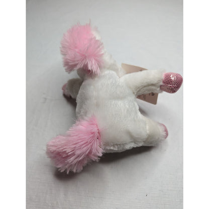 Walmart Plush Stuffed Animal Unicorn Pink White Metallic Horn