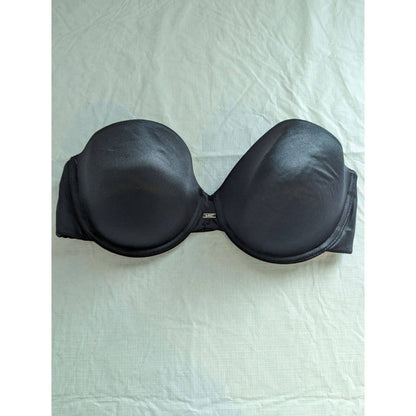 Self Expressions by maidenform I-Fit Sz 36C Strapless Bra Black 05762