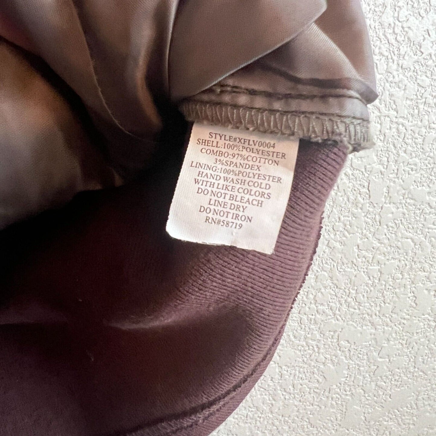 Vintage NY Collection Womens Sz M Faux Leather Moto Vest Bronze Zip Up