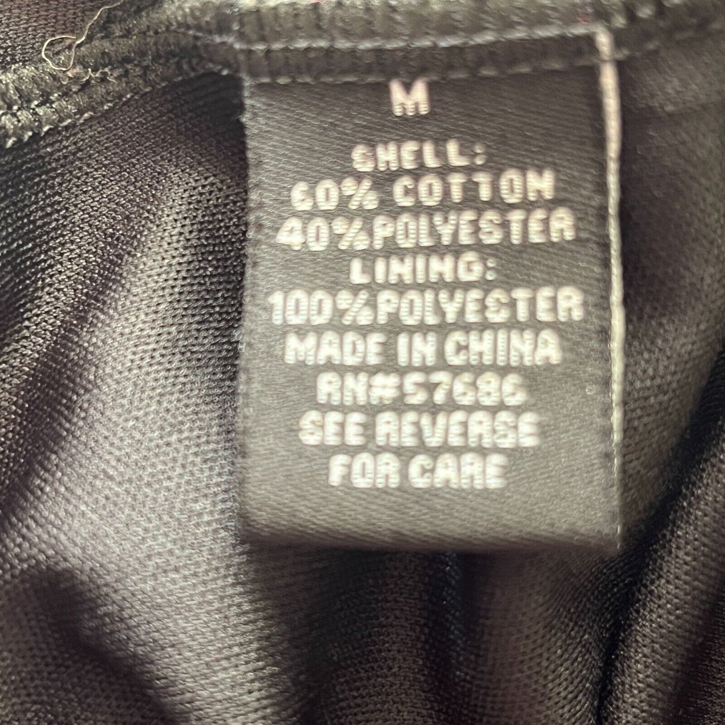 New Look Womens Sz M Black and White Knee Length Dress Chevron