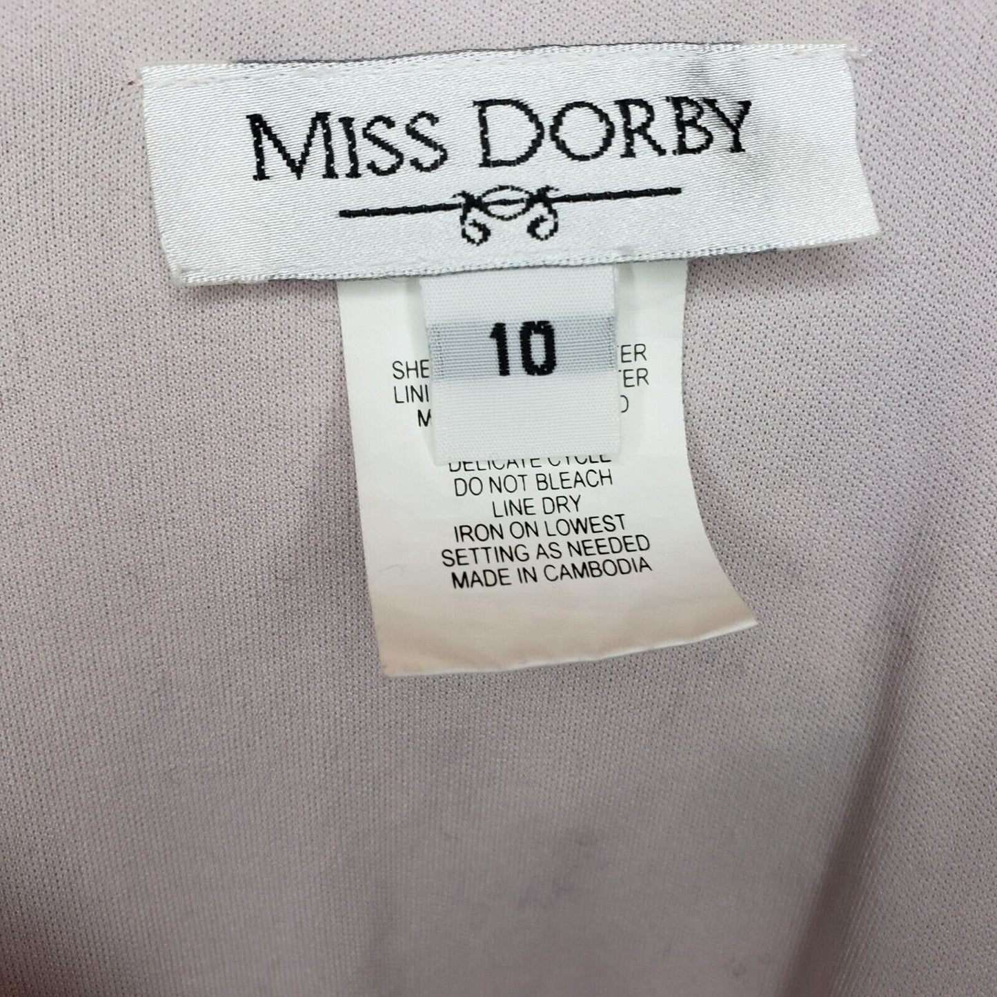 Vintage Miss Dorby Womens Sz 10 Maxi Dress 1990s Floral Light Pink