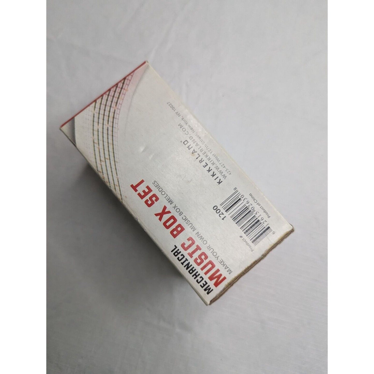 Kikkerland Mechanical Music Box Set Make Your Own Music Box