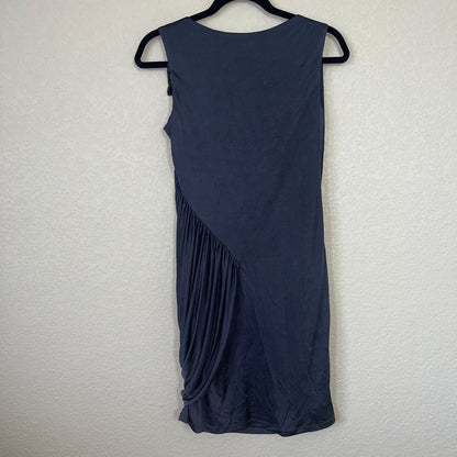 SI Fashions Womens Sz 6 Draped Little Black Dress Y2K 2000s