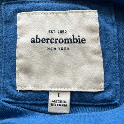 Vintage Abercrombie Kids Girls Sz L Short Sleeve Graphic T Shirt Hawks Blue