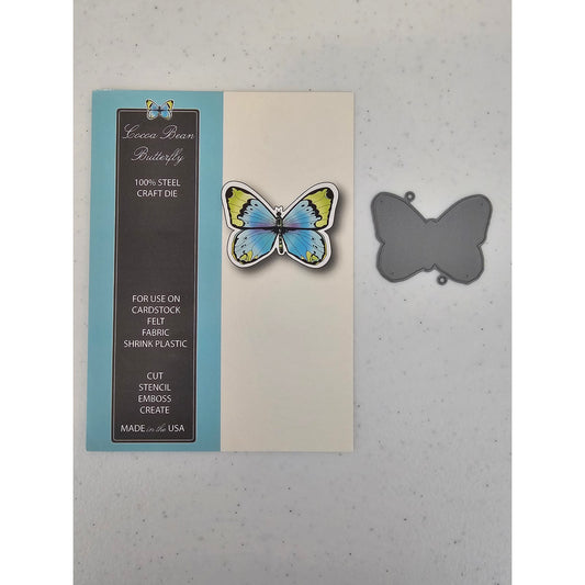 Memory Box Cocoa Bean Butterfly Steel Die Style 98148