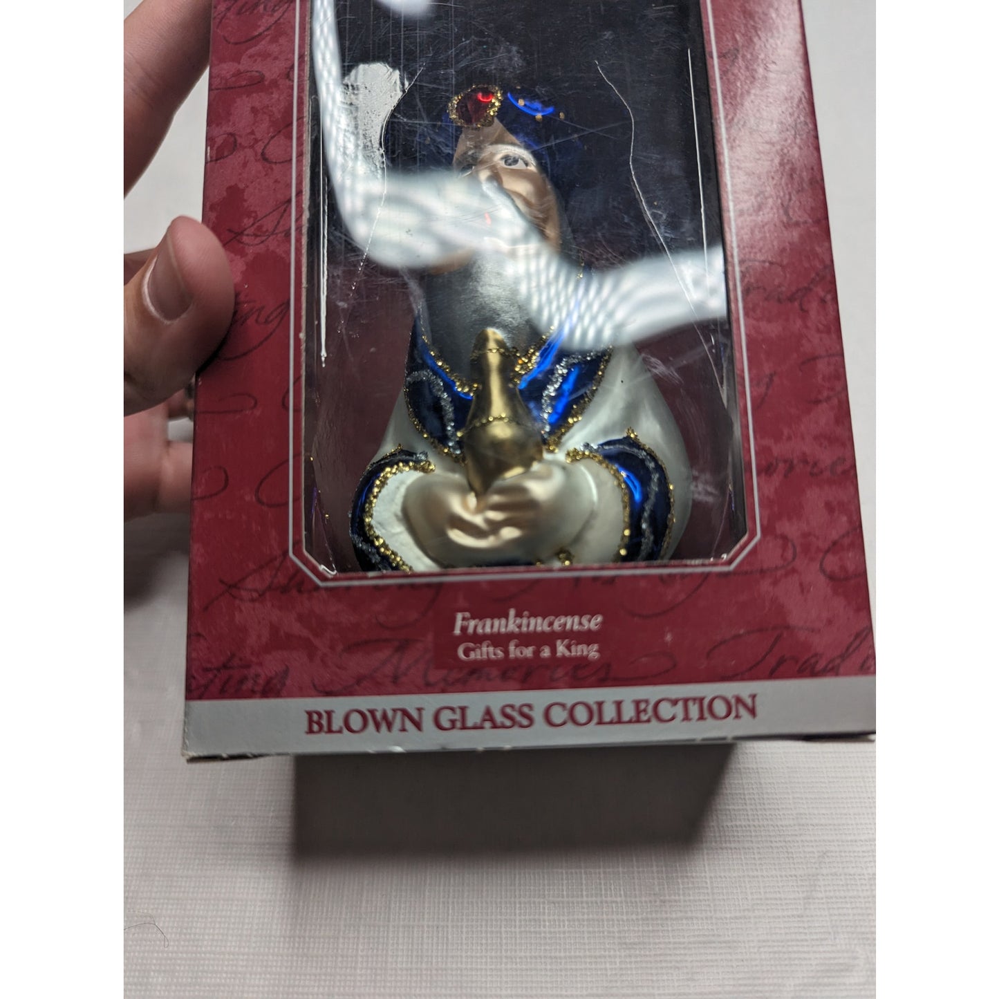 Hallmark Christmas Ornament Blown Glass Collection Frankincense Wise <an