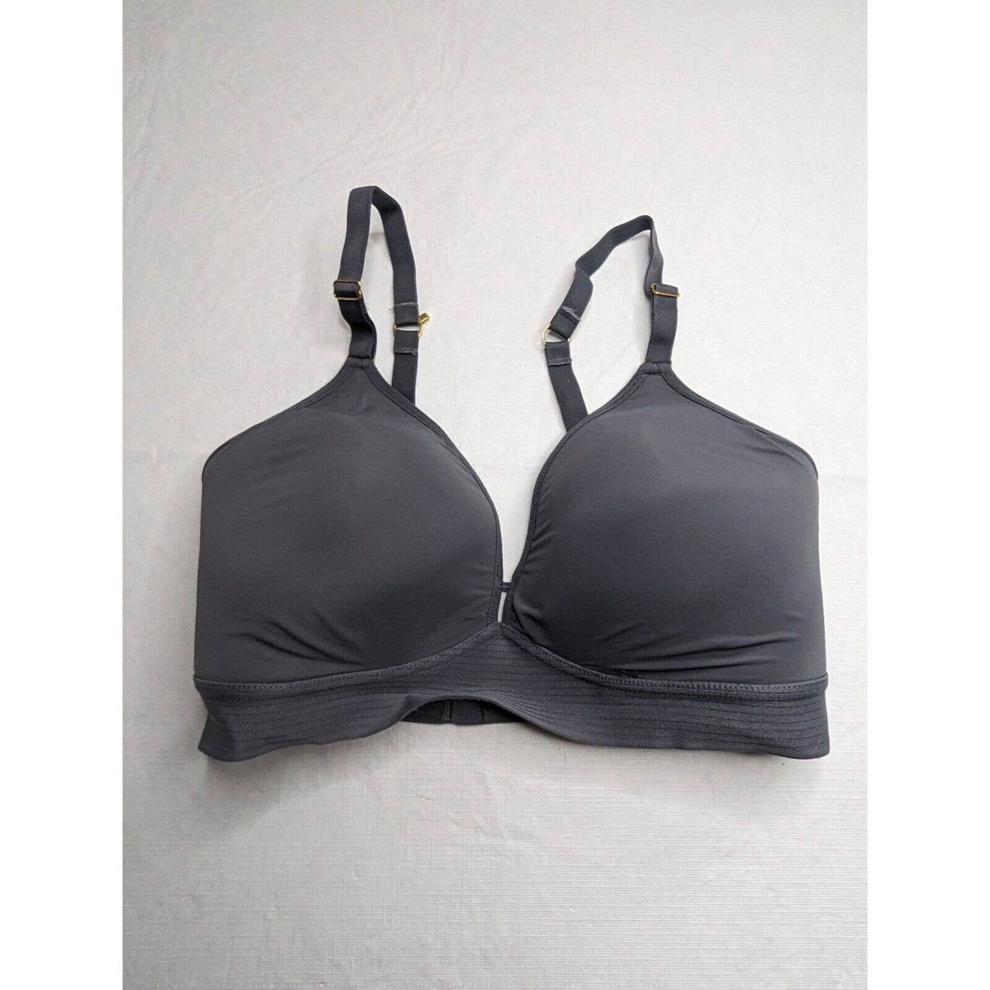 Lively Womens Sz 34DDD T Shirt Bra Solid Gray