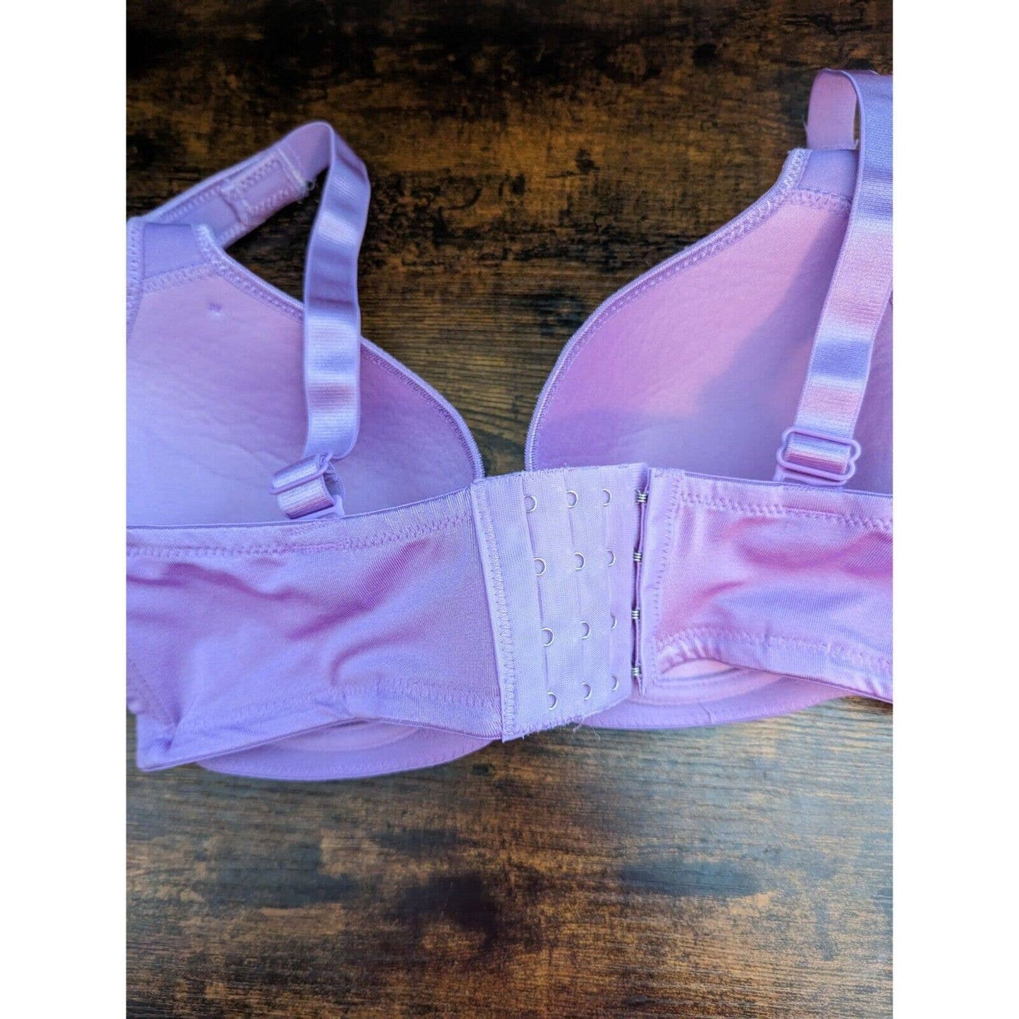 Vintage 1990s Angelina Womens Sz 34D Light Purple Lightly Padded T Shirt Bra