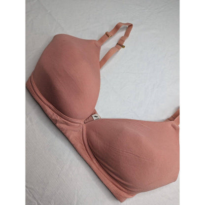 Lively Womens Sz 34DDD Blush Pink T Shirt Bra Lightly Padded