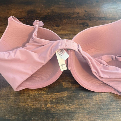 Gilligan & O'Malley Womens Sz 36D Lightly Padded T Shirt Bra Pink Mauve