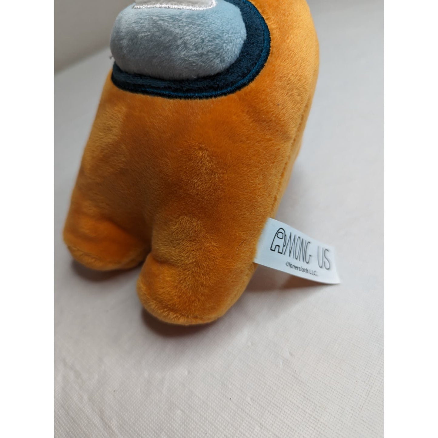 Among Us Small Stuffed Animal Plush Orange w/ Plunger Hat