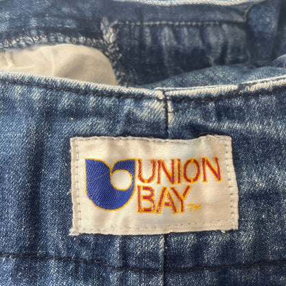 Vintage Y2K Union Bay Juniors Sz 9 100% Cotton Jeans Tapered High Waist