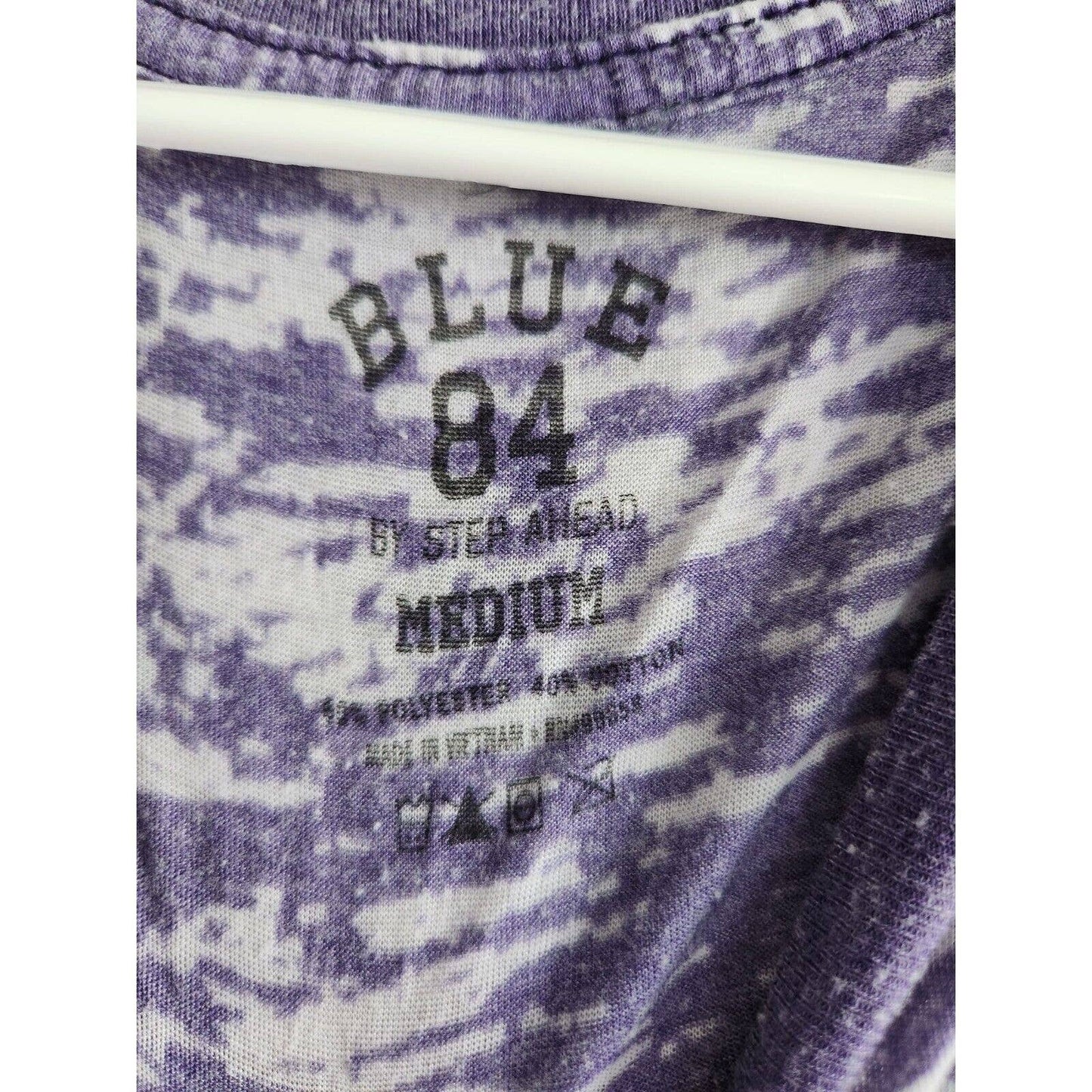 Blue 84 by Step Ahead Womens Sz M Burnout T Shirt Purple Winter Park CO