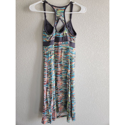 Dakini Womens Sz S Athletic Dress Knee Length Spacedye Built in Bra