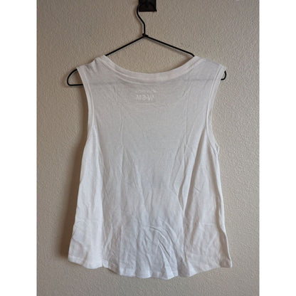 Berkley Fiat Lux Womens Sz S Tank Top White by alma Mater New