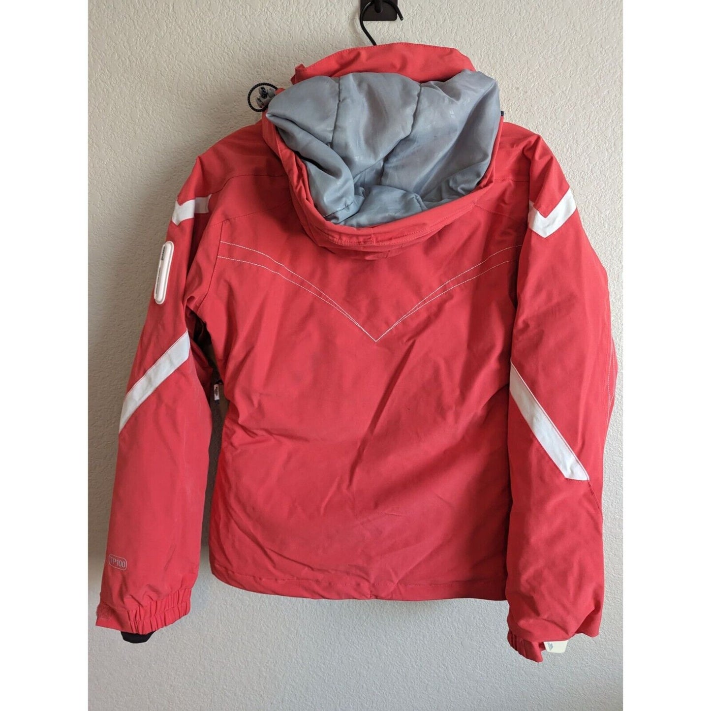 Trespass Radium Ski Jacket with RECCO Size XS TP100 Waterproof Coral Pink