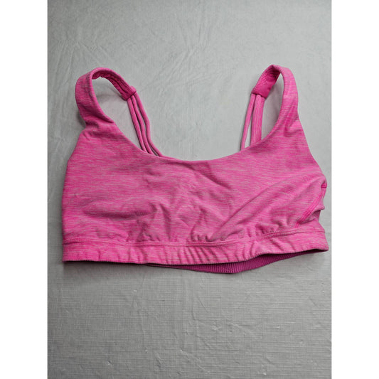 Victorias Secret Womens Sz M Bralette Bubblegum Pink Strappy Back