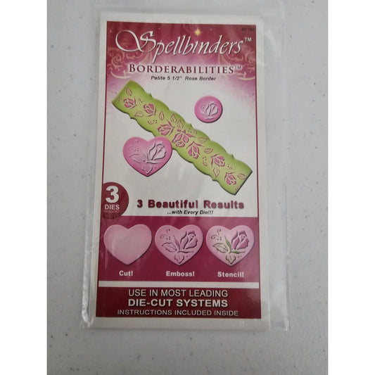 Spellbinders Borderabilities Steel Craft Die Petite 5 1/2" Rose Border