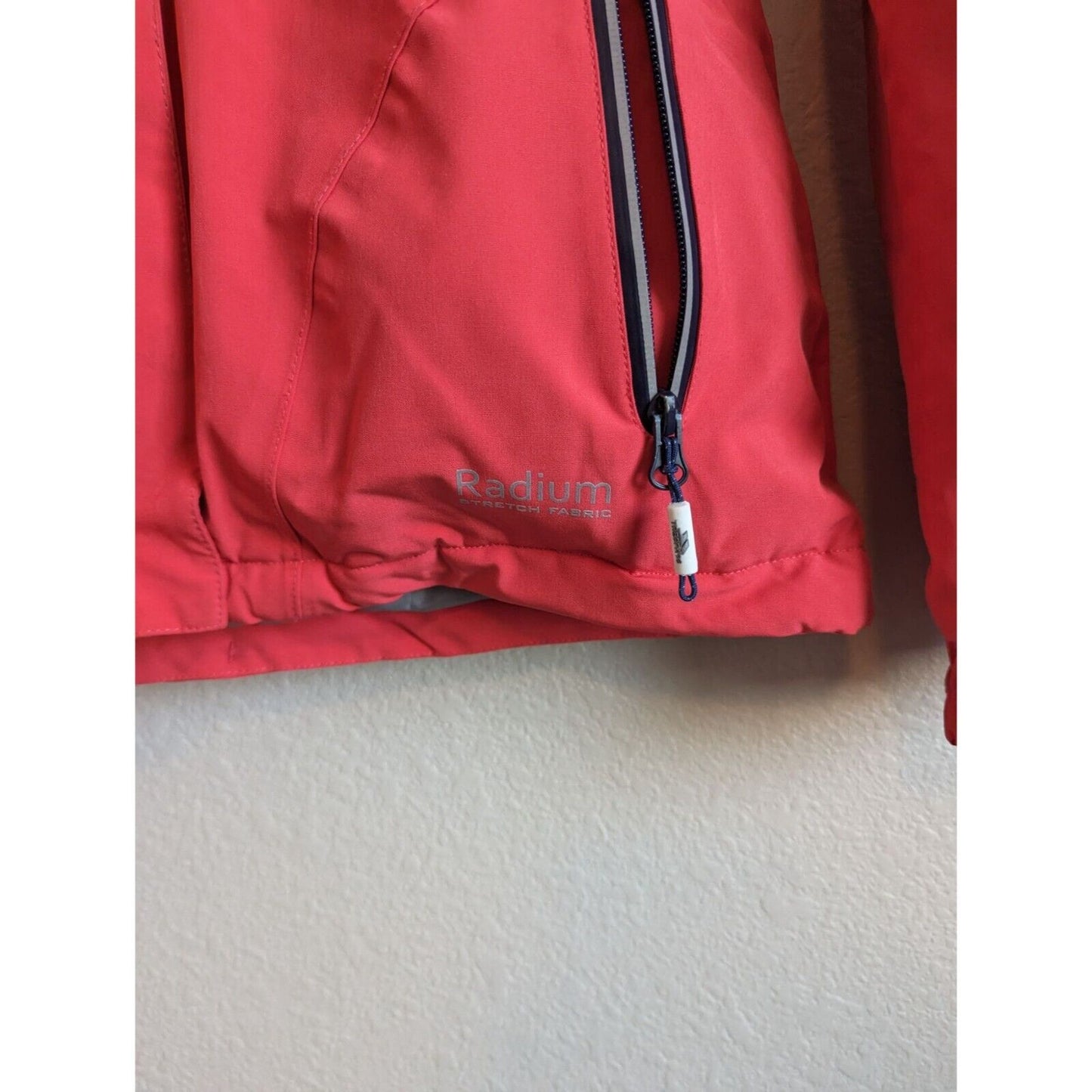 Trespass Radium Ski Jacket with RECCO Size XS TP100 Waterproof Coral Pink
