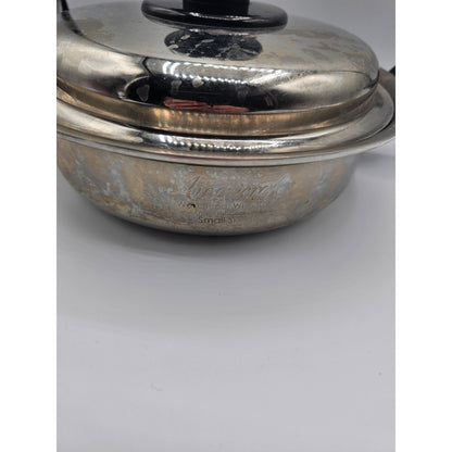 Kitchen Craft by Americraft Pot Pan Small Skillet Stainless Steel w/ Lid