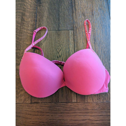 Vintage Y2K Pink by Victorias Secret Womens Sz 34C Padded Push Up Bra