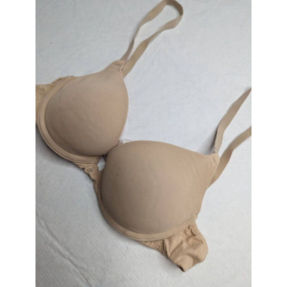 Pink by Victorias Secret Womens Sz 32A Classic T Shirt Bra Beige