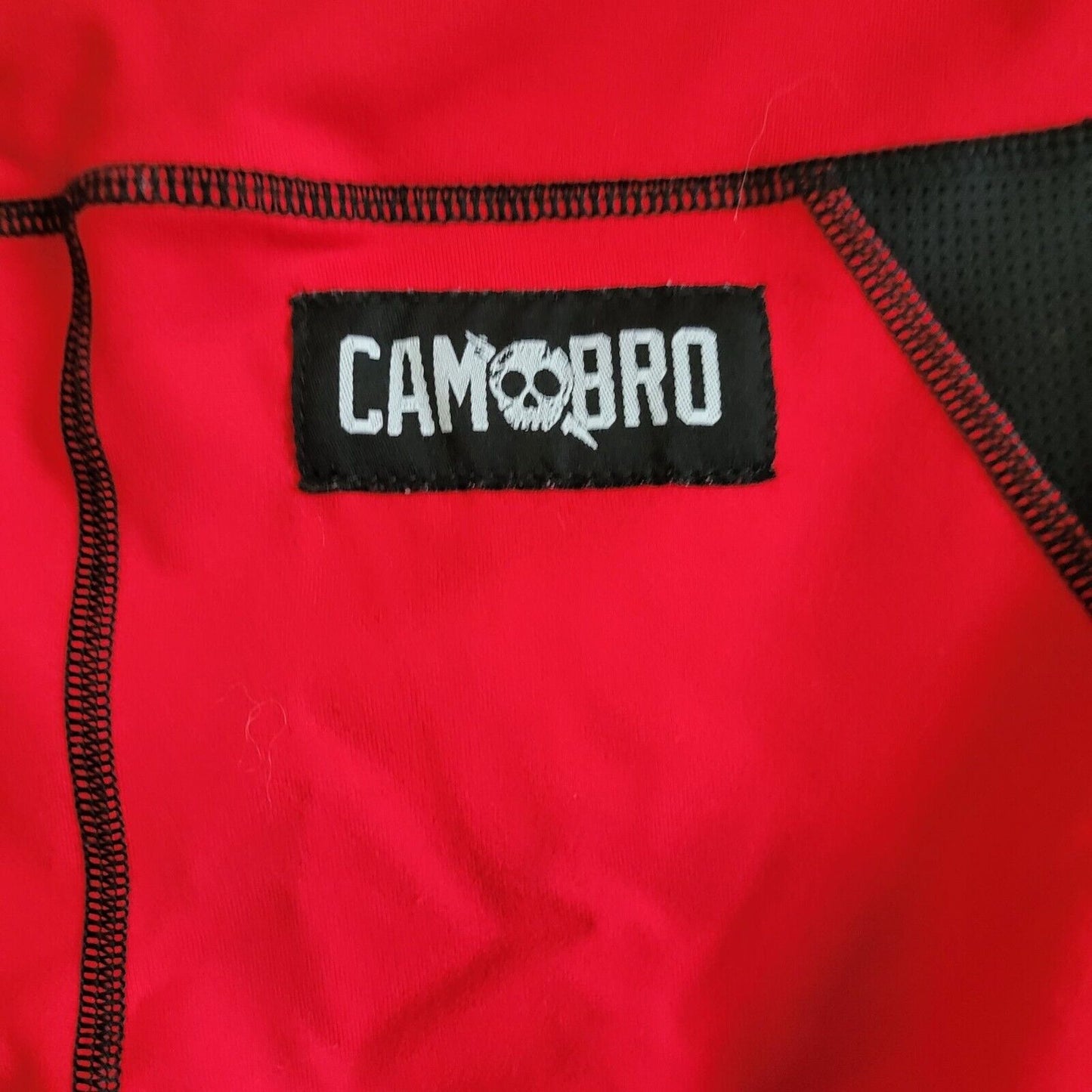 Cam Bro Cambro Womens Sz M Athletic Leggings Bright Red and Black