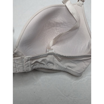 Maidenform Womens Sz 40DD Solid White Padded Push Up Bra