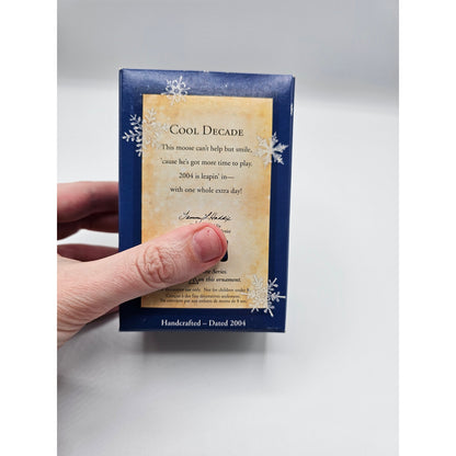 Hallmark Keepsake Christmas Ornament 2004 Cool Decade Moose