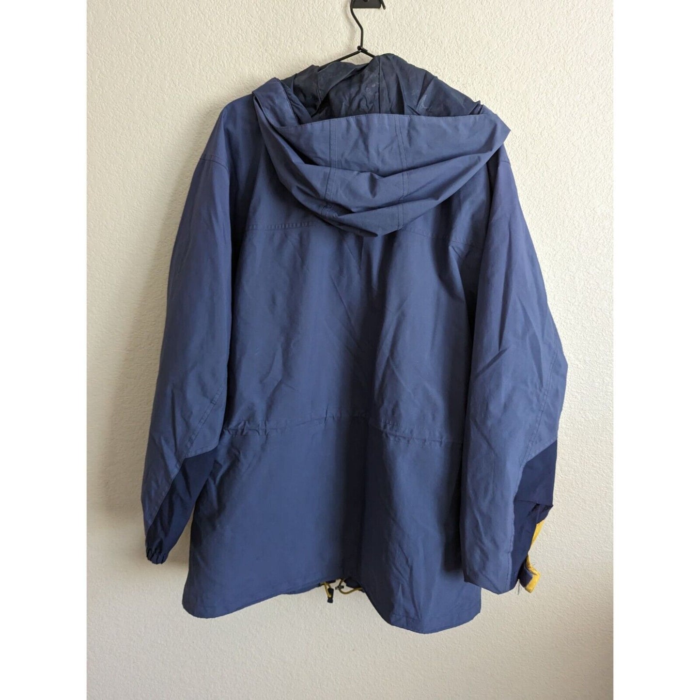 Eddie bauer Mens Sz L Outdoor Heavy Jacket Coat Nylon Blue