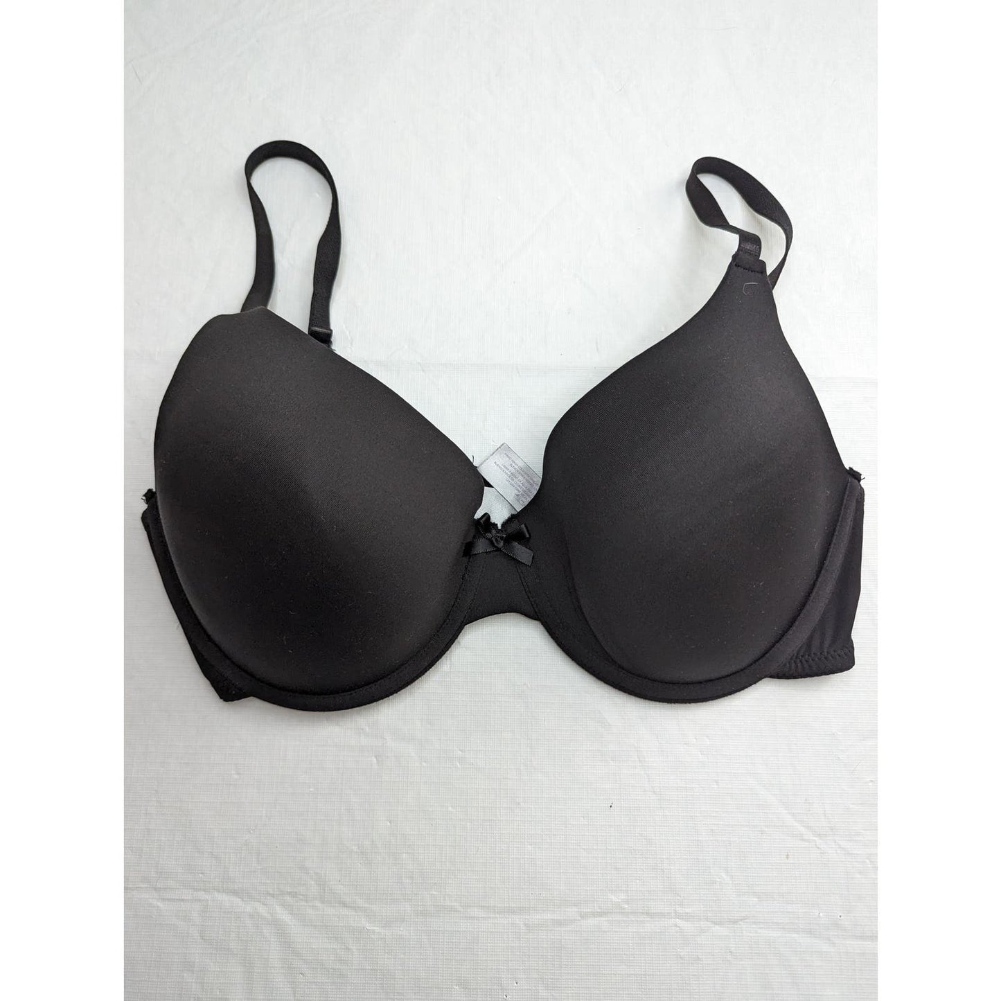 Secret Treasures Womens Sz 36DD Solid Black T Shirt Bra