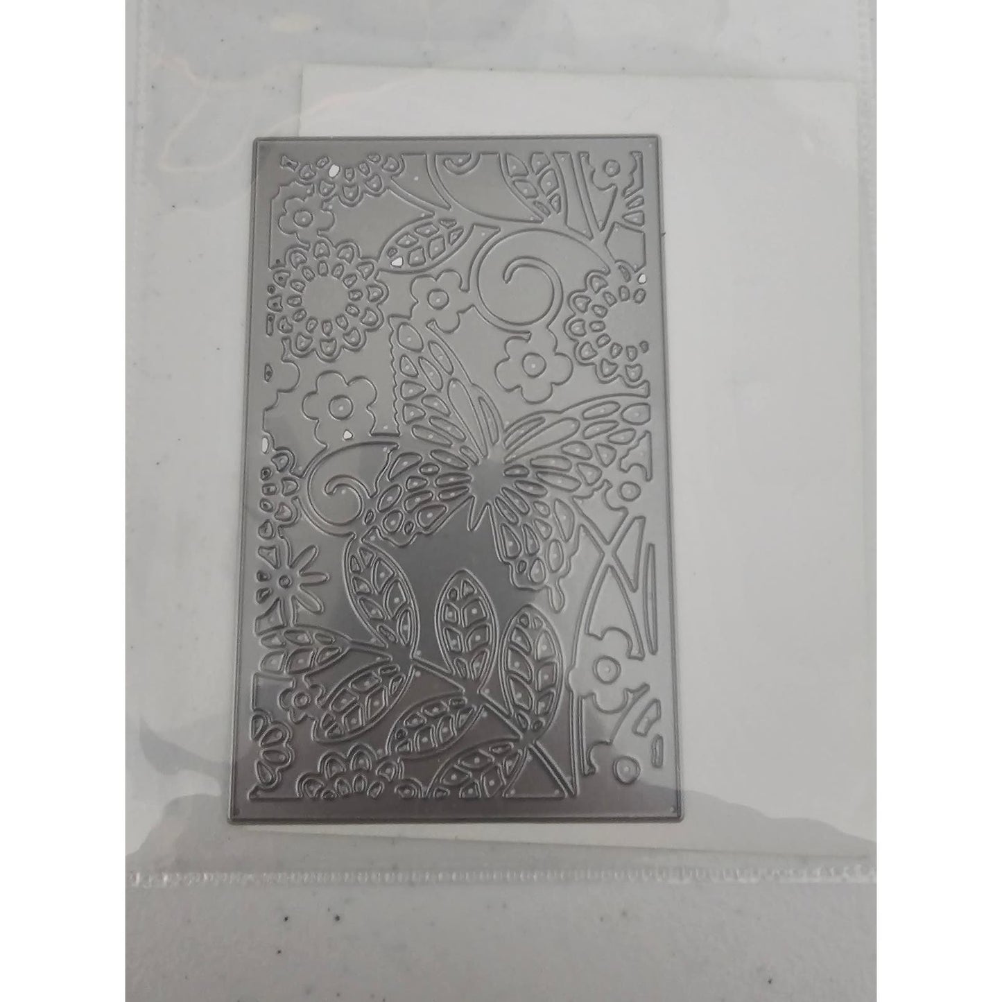 Impression Obsession Steel Craft Die Intricate Butterfly Background