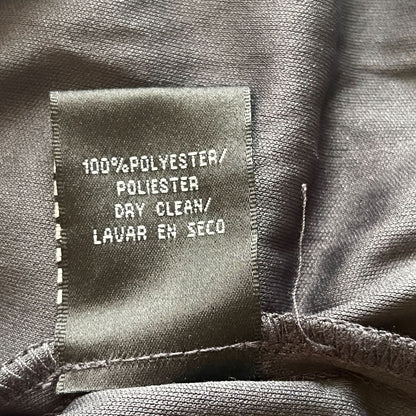 SI Fashions Womens Sz 6 Draped Little Black Dress Y2K 2000s