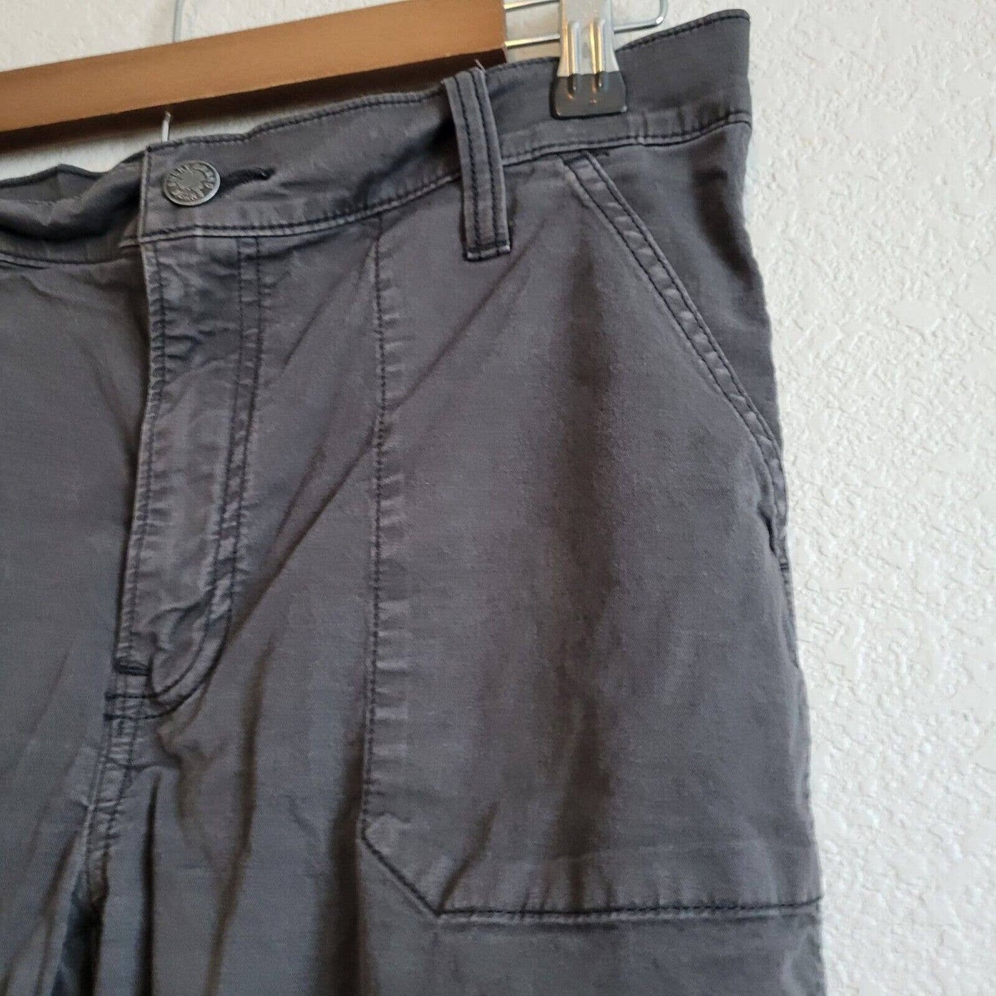 Lucky Brand Jeans de algodón ligero ajustados con lavado gris para mujer talla 2