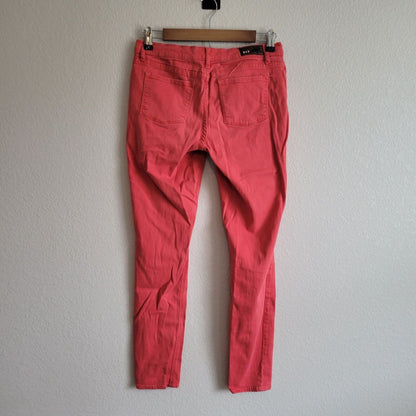RSQ Juniors Sz 9 Miami Jegging Skinny Jeans Bright Coral Red