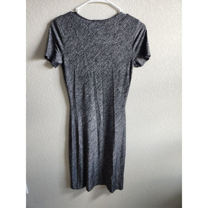 Vintage Bisou Bisou Womens Sz S Knee Length Short Sleeve Dress Gray