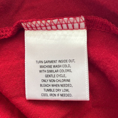 Personal Identity Womens Sz M Cowl Neck Long Sleeve Dress Red A Line