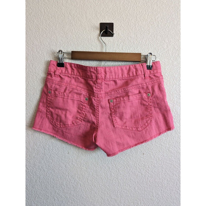 Celebrity Pink Juniors Sz 5 Bubblegum Pink Chino Denim Shorts