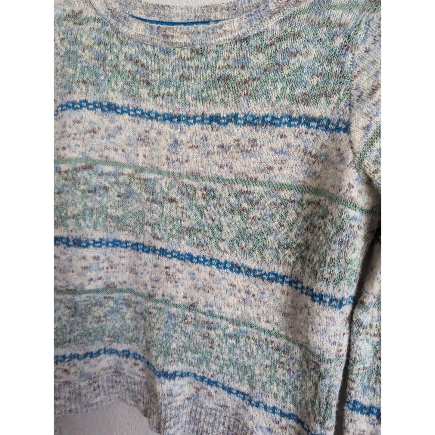 Sparrow for Anthropologie womens Sz XS Wool Blend Sweater Colorful Striped