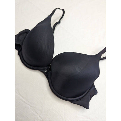 Ambrielle Womens Sz 34C Solid Black Classic T Shirt Bra